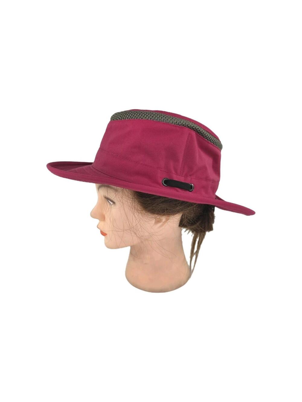 Tilley Airflo Sun Bucket Hat LTM5 Size 7 1/8 Pink Outdoor Mesh Safari Canada Hat